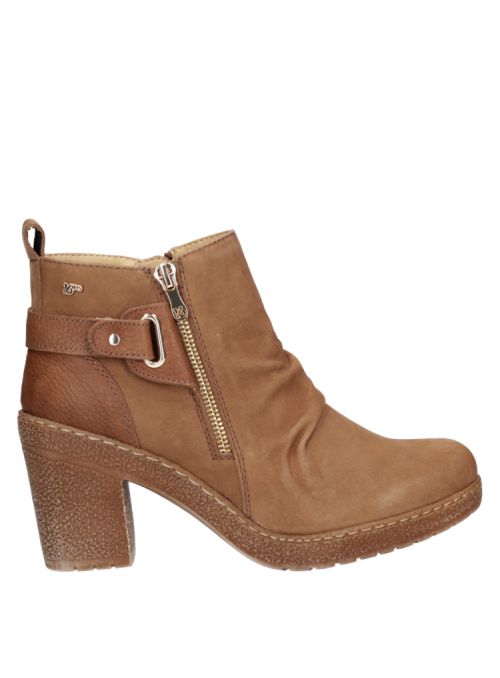 Calzado de cuero café para mujer, estilo contemporáneo, adecuado para otoño e invierno, combinable con chaquetas.