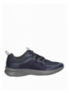 zapatilla azul para hombre con forro textil, se adapta a la anatomía del pie evitando roces.