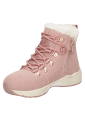 Calzado casual rosado para niñas, caña media para mayor protección y ajuste perfecto.