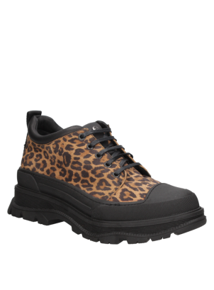 Deportivas mujer - negras - Animal print