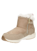 Calzado beige casual para niña, combina estilo delicado con resistencia y seguridad al caminar.