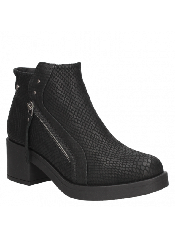 Botin Mujer F162 Pollini negro