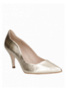Zapato Pollini dorado para mujer, con forro sintético y diseño sofisticado en cuero.