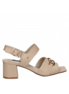 Sandalia Mujer G271 POLLINI beige