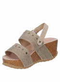 Sandalia Mujer G636 Bruno Rossi beige