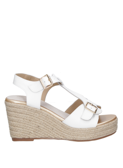 Sandalia Mujer G620 Bruno Rossi blanco