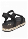 Calzado tipo sandalia, negro, para mujer, cómodo y versátil, ideal para el verano.