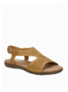 Sandalia de mujer camel, estilo casual, cómoda y versátil para verano.
