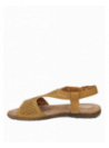 Sandalia femenina camel, ideal para verano, diseño versátil y cómodo.