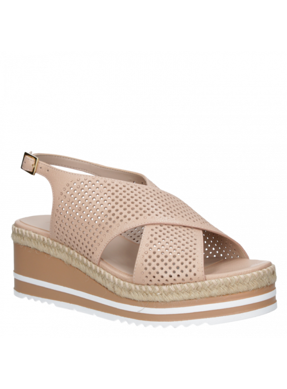 Sandalia Mujer G478 MINGO beige