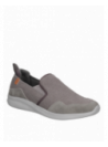 Zapatilla informal gris para hombre, 7.5 cm de caña, perfecta para colegio.