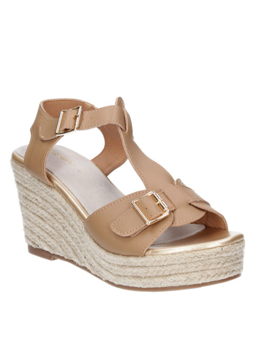 Sandalia Mujer G620 Bruno Rossi taupe