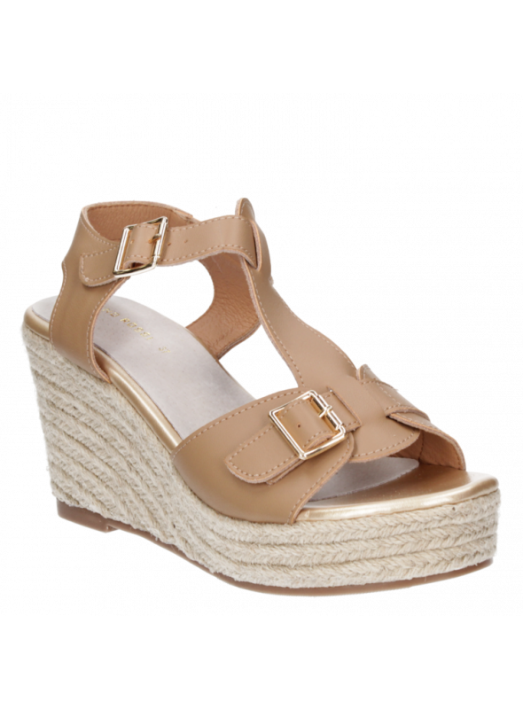Sandalia Mujer G620 Bruno Rossi taupe