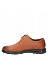 Forro textil del zapato camel de cuero, caña de 12.5 cm.