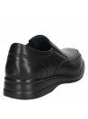 Mocasín de cuero negro para hombre, diseño atemporal, cómodo y elegante, adecuado para reuniones de trabajo.