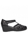 Sandalia Mujer W086 16 Hrs negro