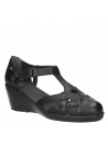 Sandalia Mujer W086 16 Hrs negro
