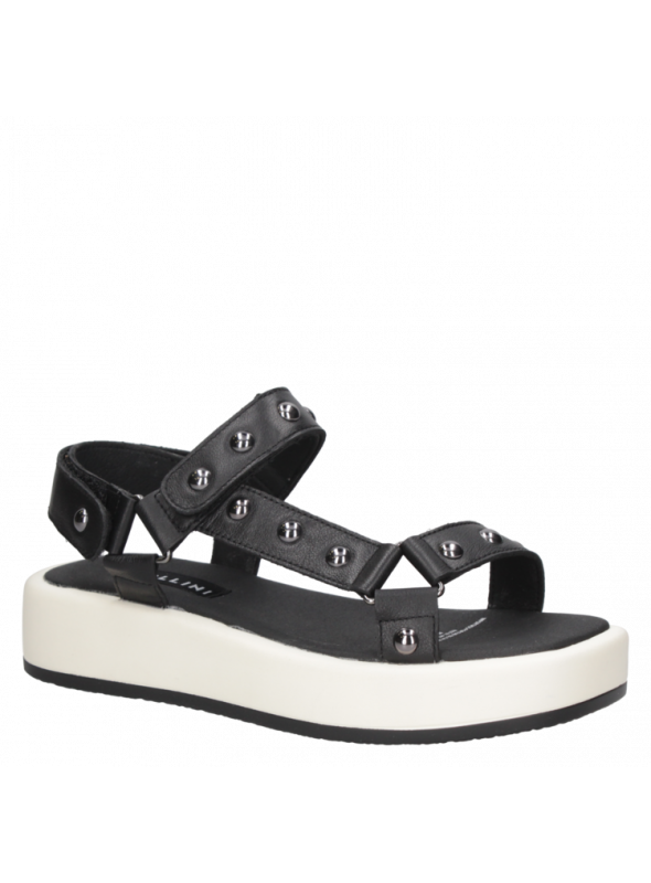 Sandalia Mujer G257 Pollini negro