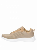 elegante zapatilla beige de mujer estilo urbano, ideal para eventos sociales