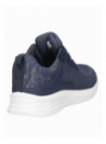 elegante zapatilla azul de mujer con caña de 7 cm, ideal para salidas al parque