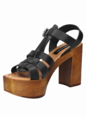 Sandalia Mujer G310 POLLINI negro