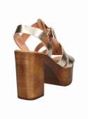 Sandalia Mujer G310 POLLINI oro