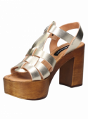 Sandalia Mujer G310 POLLINI oro
