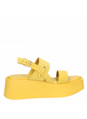 Sandalia Mujer G322 POLLINI amarillo