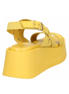 Sandalia Mujer G322 POLLINI amarillo