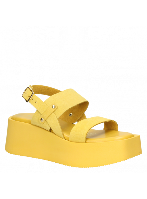 Sandalia Mujer G322 POLLINI amarillo