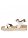 Sandalia Mujer G218 POLLINI plata