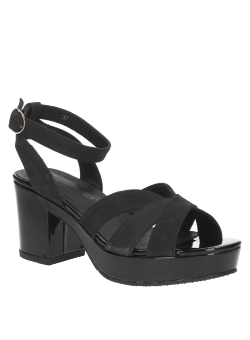 Sandalia Mujer G646 BRUNO ROSSI negro