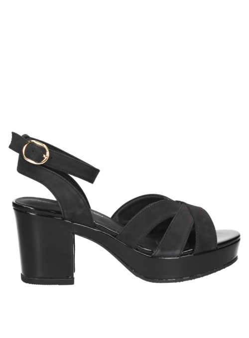 Sandalia Mujer G646 BRUNO ROSSI negro