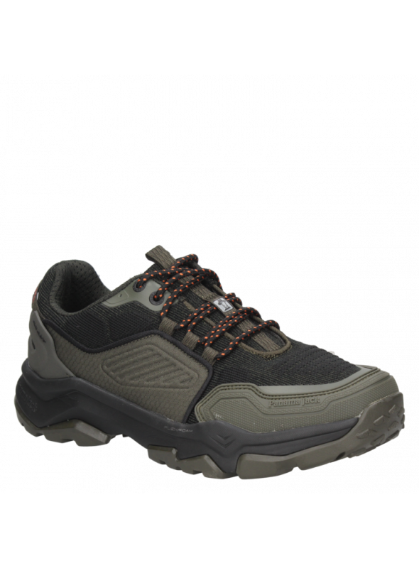 Calzado verde para hombre, mezcla de textil y sintético, ideal para actividades al aire libre.