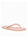 Sandalia de mujer en PVC rosa, estilo casual, adecuada para actividades al aire libre.
