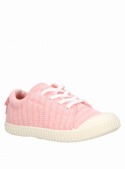 Zapatilla casual rosada para niñas, ofrece seguridad y comodidad en cada paso.