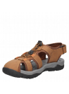 Sandalia marrón para hombre, casual y cómoda, adecuada para relajarse en casa.