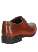 Zapato masculino chocolate de cuero con plantilla FOOT PILLOW y forro cuero/textil.