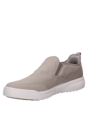 forro de mesh en zapatilla taupe de hombre para mayor confort
