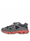 Zapatilla gris de hombre, mezcla de textil y sintético, diseñada para un uso dinámico.