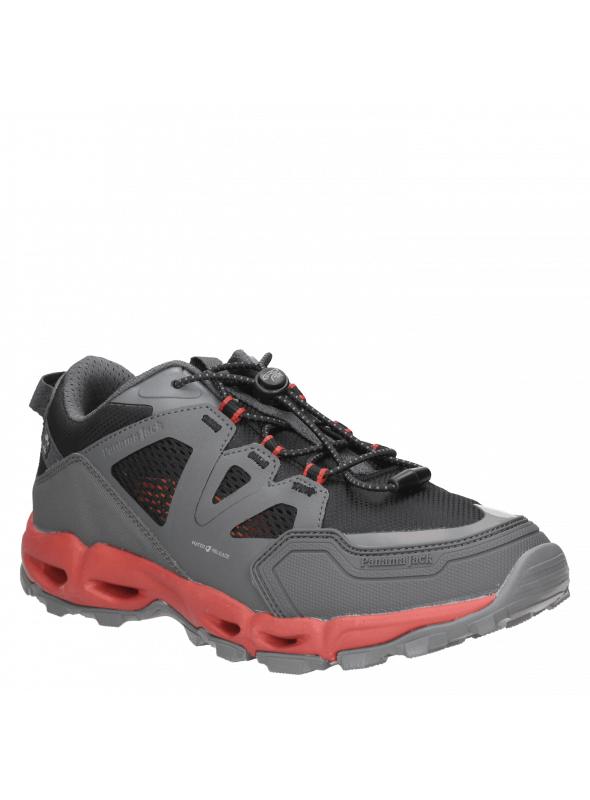 Zapatilla gris de hombre Panama Jack G684, estilo outdoor, ideal para actividades diarias.