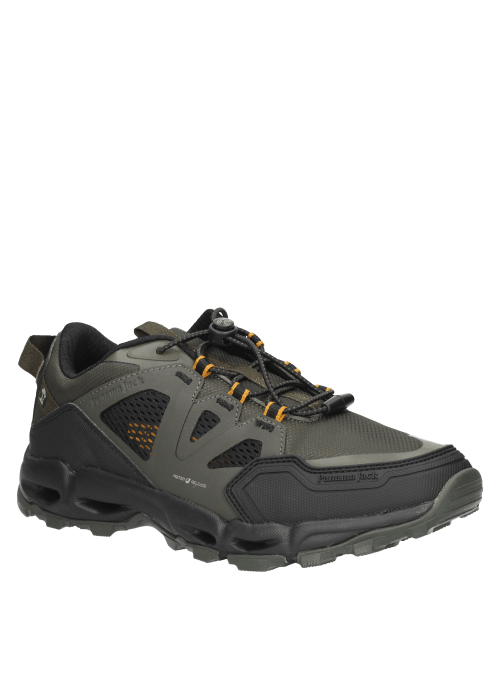 Zapatilla verde outdoor de hombre con diseño versátil y cómodo para actividades diarias.