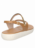 Sandalia Mujer G425 LUZ DA LUA camel