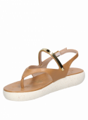 Sandalia Mujer G425 LUZ DA LUA camel