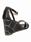 Sandalia Mujer G432 LUZ DA LUA negro