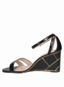 Sandalia Mujer G432 LUZ DA LUA negro