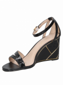 Sandalia Mujer G432 LUZ DA LUA negro