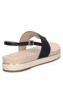 Sandalia Mujer G599 LUZ DA LUA negro