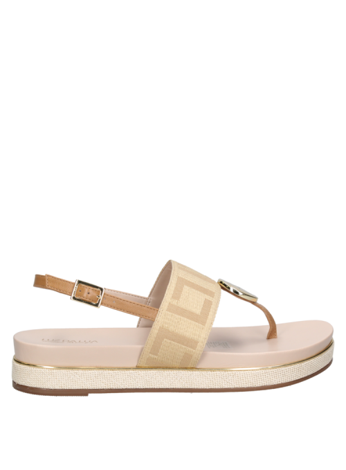 Sandalia Mujer G599 LUZ DA LUA oro