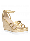 Sandalia Mujer G430 LUZ DA LUA oro